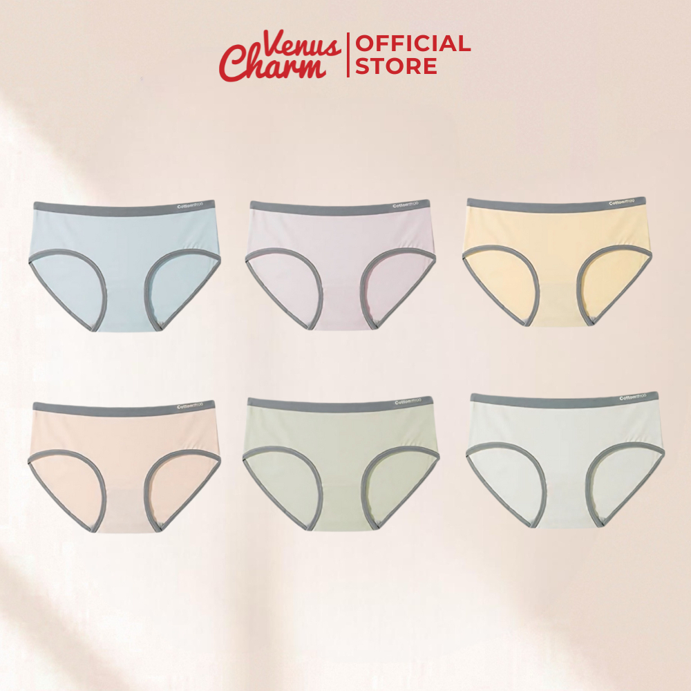 Ảnh Quần lót nữ cotton cạp eo mỏng Venus Charm 09207 4