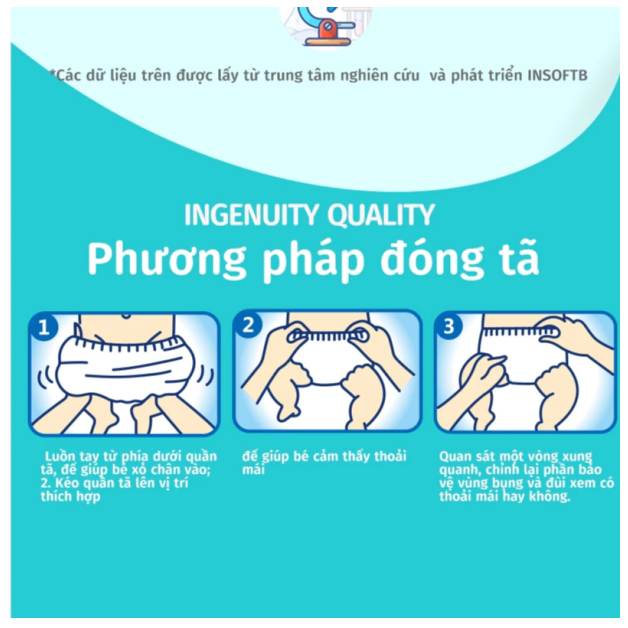 Tã quần Misecr Siêu Khô Thoáng - 100% Thoáng Khí Jumbo M52/L48/XL44/XXL40/XXXL36