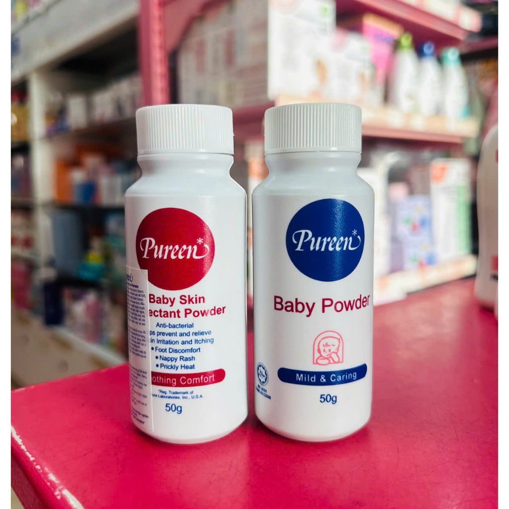PHẤN THƠM VÀ PHẤN RÔM DÀNH CHO EM BÉ PUREEN* 50G | Shopee Việt Nam