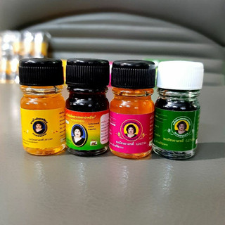 Dầu Bà Mập Mae Kulap - Dầu gió hoa hồng Thái Lan Đủ Màu Đen/ Hồng/ Vàng 3cc - CÔ THƯ MARKET
