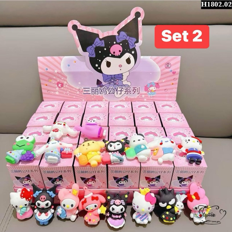 HỘP BLINDBOX MÓC KHOÁ 24 MÓN