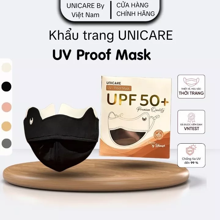 Khẩu trang chống tia UV UNICARE PROOF MASK, bảo vệ da khỏi tia UV - Hàng chính hãng — bếp nhà mình