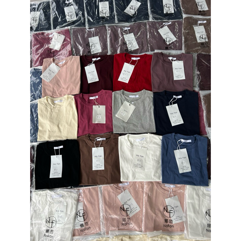[Hàng có sẵn] Áo thun trơn babytee hàng Quảng Châu Mác Nafan A115