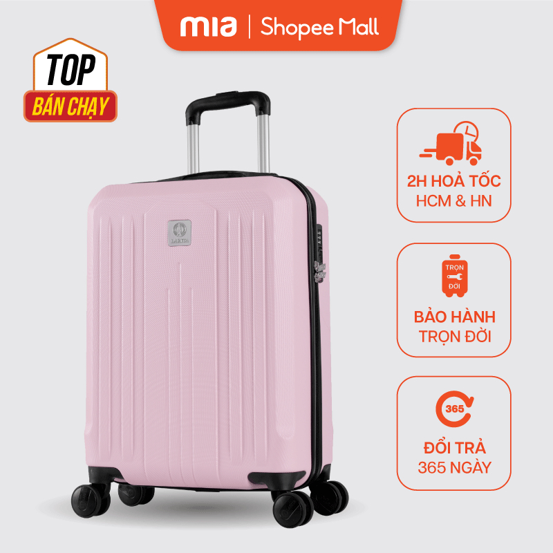 Ảnh Vali Kéo MIAvn Du Lịch Larita TANIA - Size S 20inch, Nhựa ABS Cứng Cáp Bền Bỉ, Khoá TSA, Bảo Hành Trọn Đời 2