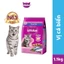 Bộ 2 túi thức ăn WHISKAS® cho mèo con dạng hạt 1.1kg (2 túi)