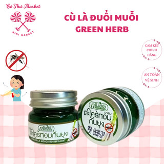 Dầu Cù Là Muỗi Sả Green Herb Balm Chiết Xuất Thảo Dược An Toàn Cho Bé 20GR - CÔ THƯ MARKET