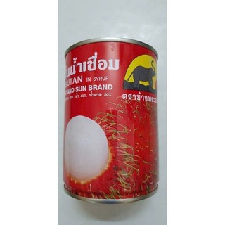 Thức uống giải nhiệt Chôm chôm Thái con voi ,thương hiệu nổi tiếng,trái to,giòn ,ngọt.565gr/lon,date xa 2027