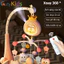 Đồ Chơi Treo Nôi Cũi Vương Miện Cho Bé GutyKids Gặm Nướu, Hộp Nhạc 14.918 Bài, Xoay 360°