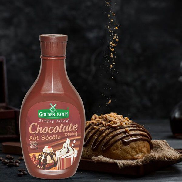 Xốt Topping Golden Farm 630g, Thơm Ngon Béo Ngậy Tăng Hương Vị Cho Bánh Và Đồ Tráng Miệng