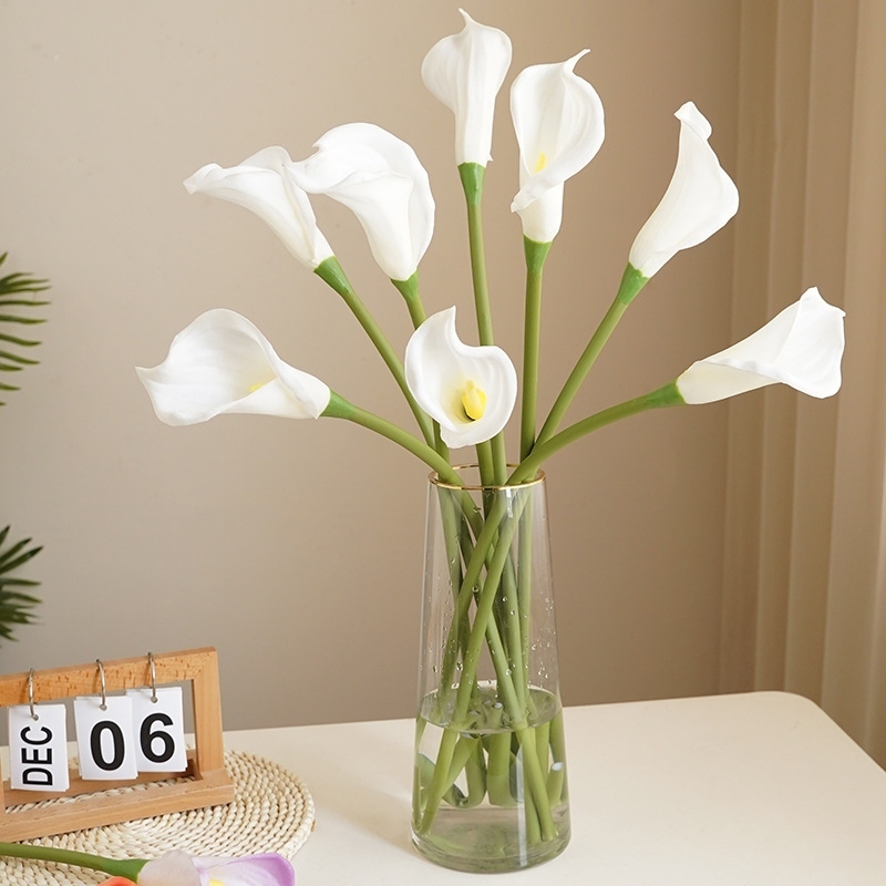 Cành Hoa Rum (Calla Lily) mô phỏng dùng trang trí nhà cửa, cắm bình hoa ...