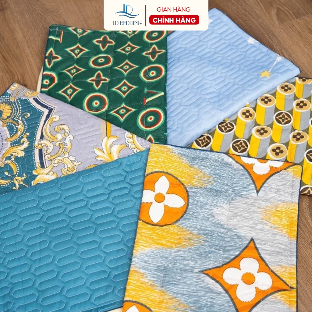 Vỏ Gối Nằm Cotton 100% 50x70 (1 đôi) Có Khóa Kéo Cao Cấp, Bao Gối Nằm Lót Bông Đẹp Mát, Không Phai Xù Trangduongbeeding