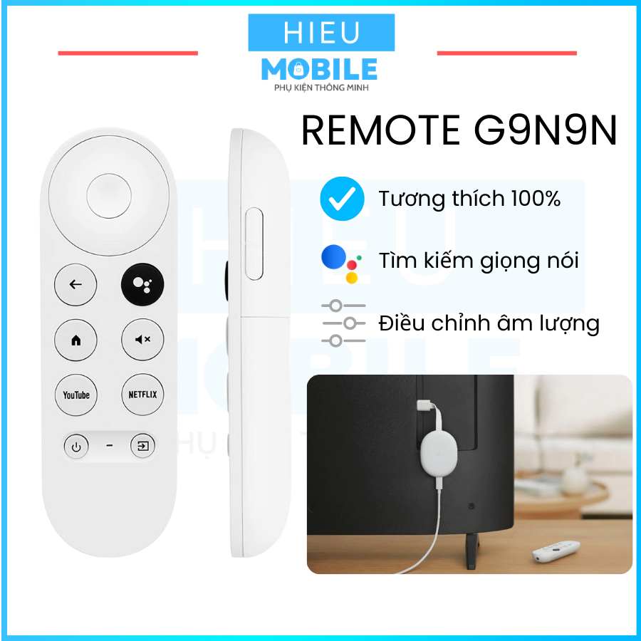 (NHƯ ZIN) Remote G9N9N điều khiển GG ChromeCast TV tương thích 100% tìm ...