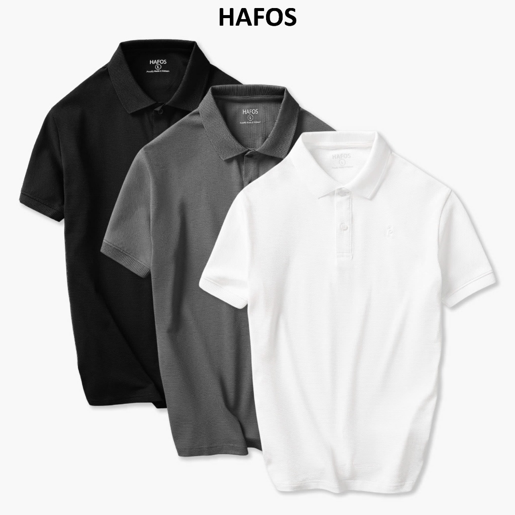 Áo Polo Nam Hafos DAILY Waffle Polo Nam vải cao cấp, áo cho nam polo ...