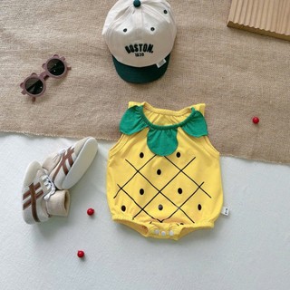 Body chip hình trái cây dễ thương cho bé 4-10kg. Bộ đồ liền thân cho bé mặc hè. Dino Kids