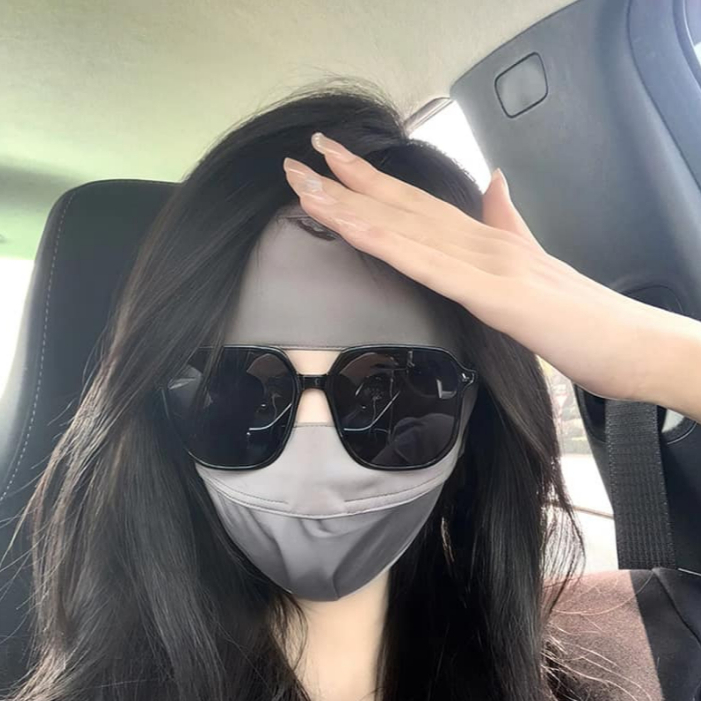 KHẨU TRANG UF50+ CHE KÍN TRÁN VẢI MÁT SIÊU THOÁNG NGÀY HÈ