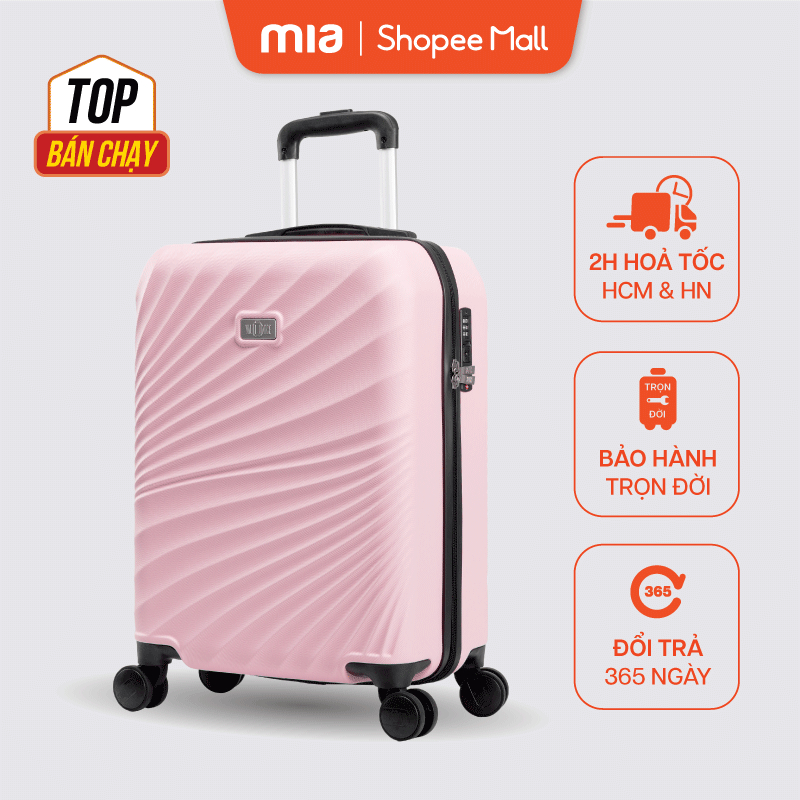 Ảnh Vali Kéo MIAvn Du Lịch Valinice YARI - Size S 20inch, Nhựa ABS Cứng Cáp Bền Bỉ, Khoá TSA, Bảo Hành Trọn Đời 2