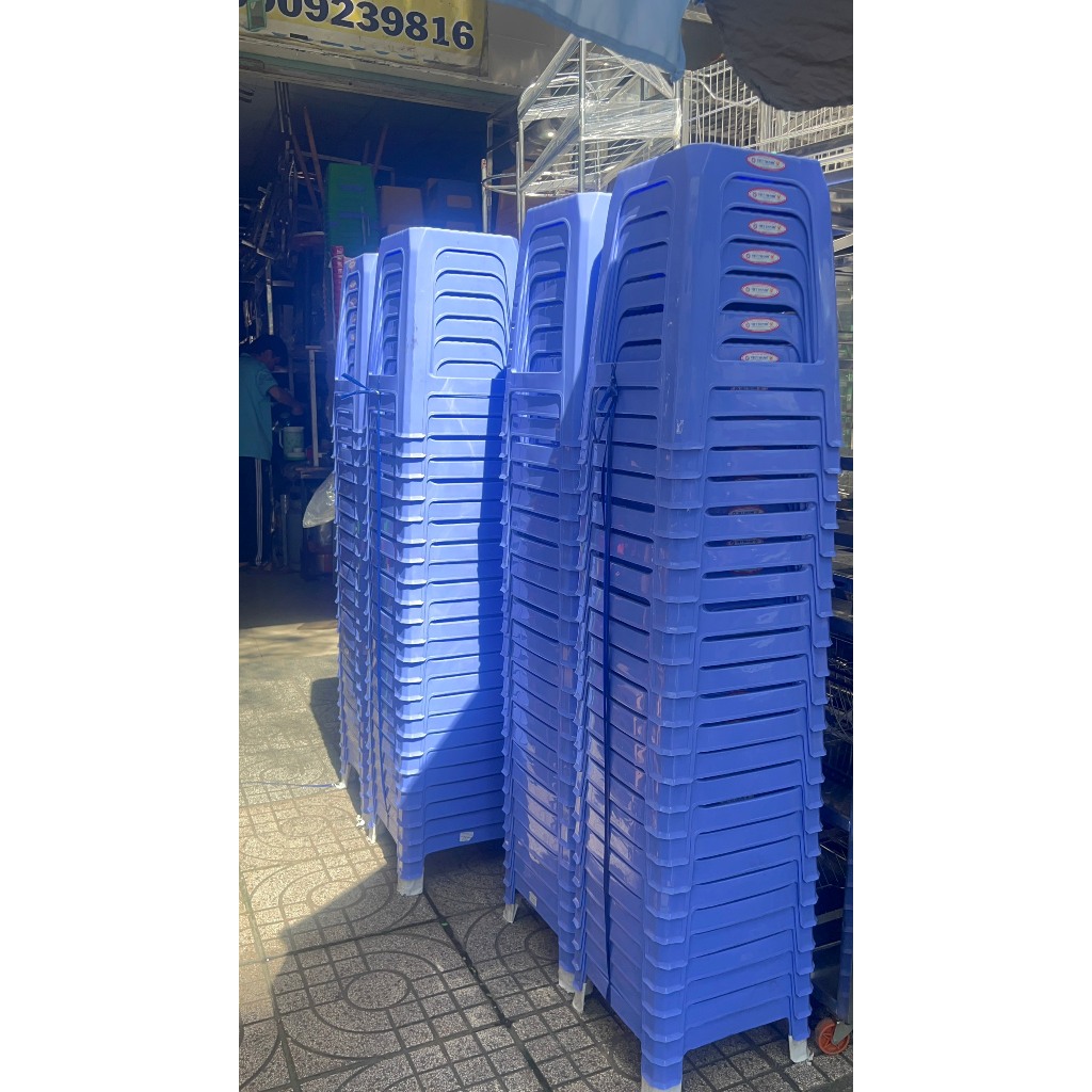 Ghế Nhựa Đẩu Cao Duy Tân – Nhiều Màu Sắc – Nhựa Dày Chắc, Siêu Bền – Chính Hãng