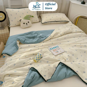 Chăn hè viền ren M2T BEDDING mềm mát, kích thước 2mx2m3 dùng 4 mùa quanh năm