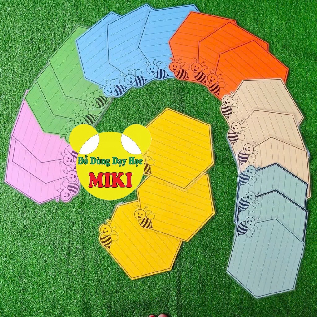 Bộ ong ép nhựa (màu ngẫu nhiên) (Đồ Dùng Dạy Học)