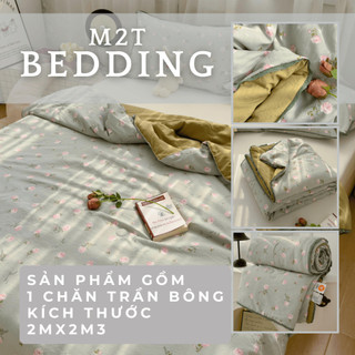 Chăn hè viền ren M2T BEDDING mềm mát, kích thước 2mx2m3 dùng 4 mùa quanh năm