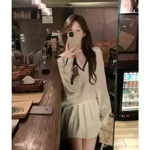 🍹 SET THUN XINH - SET ÁO CÓ NÓN KÈM CHÂN VÁY SP020589 🔥𝐇𝐨𝐚̉ 𝐓𝐨̂́𝐜🔥 𝐌𝐄𝐎𝐈𝐍𝐃𝐀𝐇𝐎𝐔𝐒𝐄