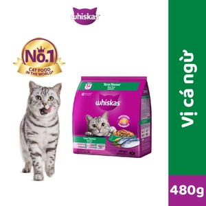 Thức ăn mèo Whiskas túi 480g