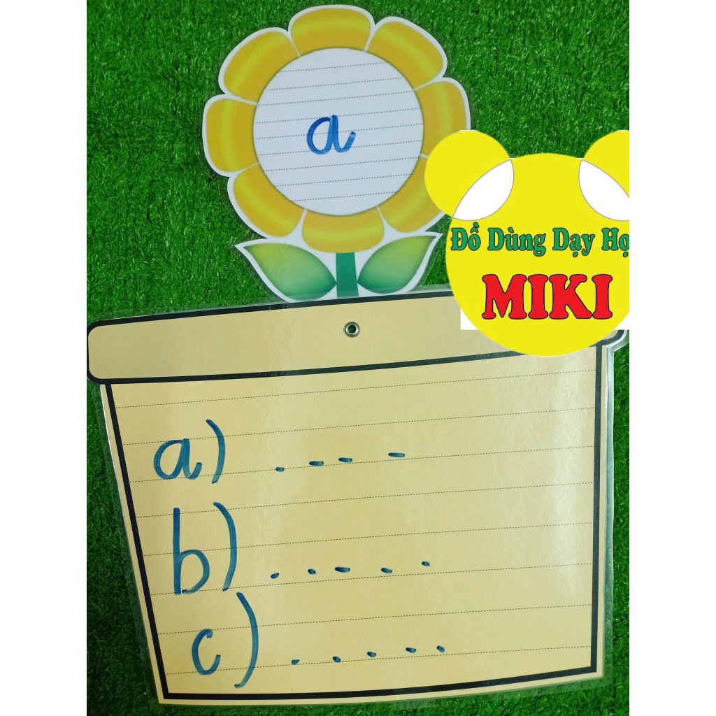 Chậu nở hoa màu ngẫu nhiên (Đồ Dùng Dạy Học MIKI)