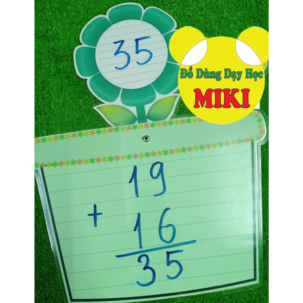Chậu nở hoa màu ngẫu nhiên (Đồ Dùng Dạy Học MIKI)