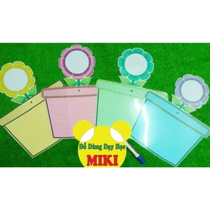 Chậu nở hoa màu ngẫu nhiên (Đồ Dùng Dạy Học MIKI)