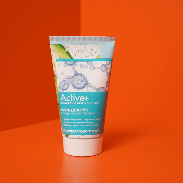 KEM DƯỠNG TAY HYALURONIC ACID & ALOE VERA/ VITAMIN E & SHEA BUTTER - ACTIVE+