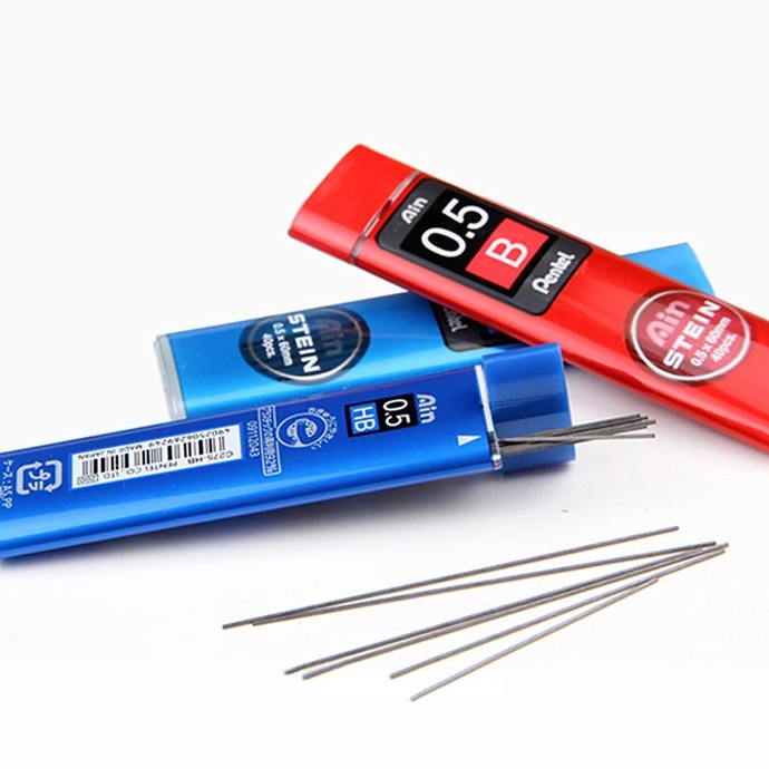 Ảnh Ruột Chì Kim Pentel C275 0.5mm 2B Siêu Cứng - Ngòi Chì Thay Thế Nhiều Cỡ 4