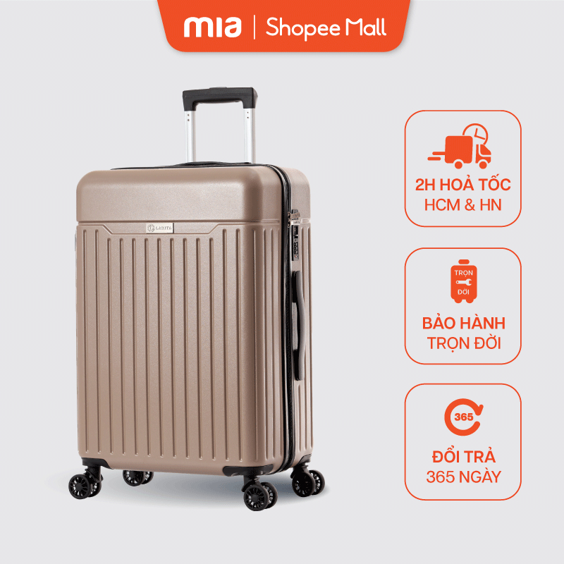 Ảnh Vali Kéo MIAvn Larita VONRI - Size 20/24/28 Nhựa PC/ABS Cứng Cáp, Bền Bỉ, Khoá TSA  An Toàn 1