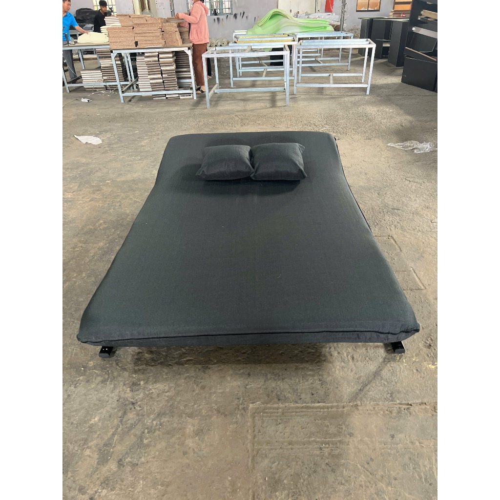 Ghế Sofa Giường Gấp Gọn Đơn Và Mở Ra Thành Giường KaQi Sixe 65cm, Chân Trụ Khung Thép Chắc Chắn | BigBuy360 - bigbuy360.vn