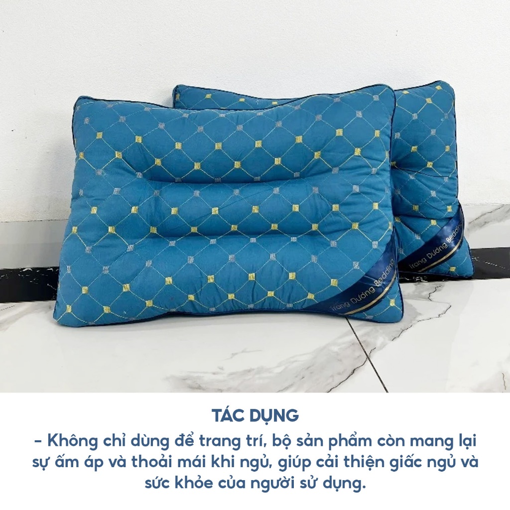 Gối trần quả trám cao cấp kích thước 50x70cm (1 chiếc)
