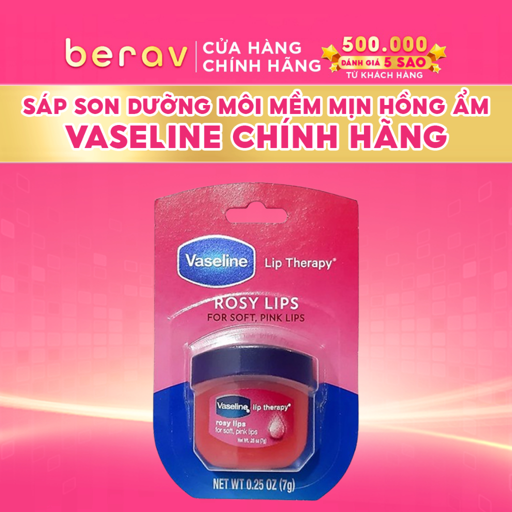 Ảnh Sáp Son dưỡng môi Vaseline Lip Therapy Rosy Lips 7g 1
