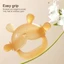 Gặm Nướu Cho Bé Xỏ Tay Hình Gấu, Đồ Chơi Gặm Nứu Silicone Dễ Thương Siêu Mềm An Toàn Cho Trẻ Sơ Sinh