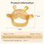 Gặm Nướu Cho Bé Xỏ Tay Hình Gấu, Đồ Chơi Gặm Nứu Silicone Dễ Thương Siêu Mềm An Toàn Cho Trẻ Sơ Sinh