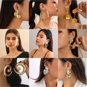 Bông Tai, Hoa Tai Nữ Size Lớn Phong Cách Cá Tính Âu Mỹ MBTCT02