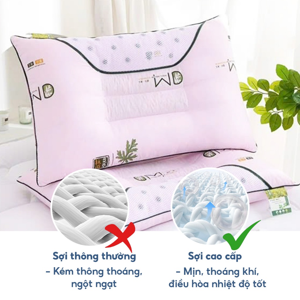 Gối công thái học Trang Dương Bedding - Thiết kế cho mọi tư thế ngủ, chống đau vai gáy, hỗ trợ ngủ nhanh