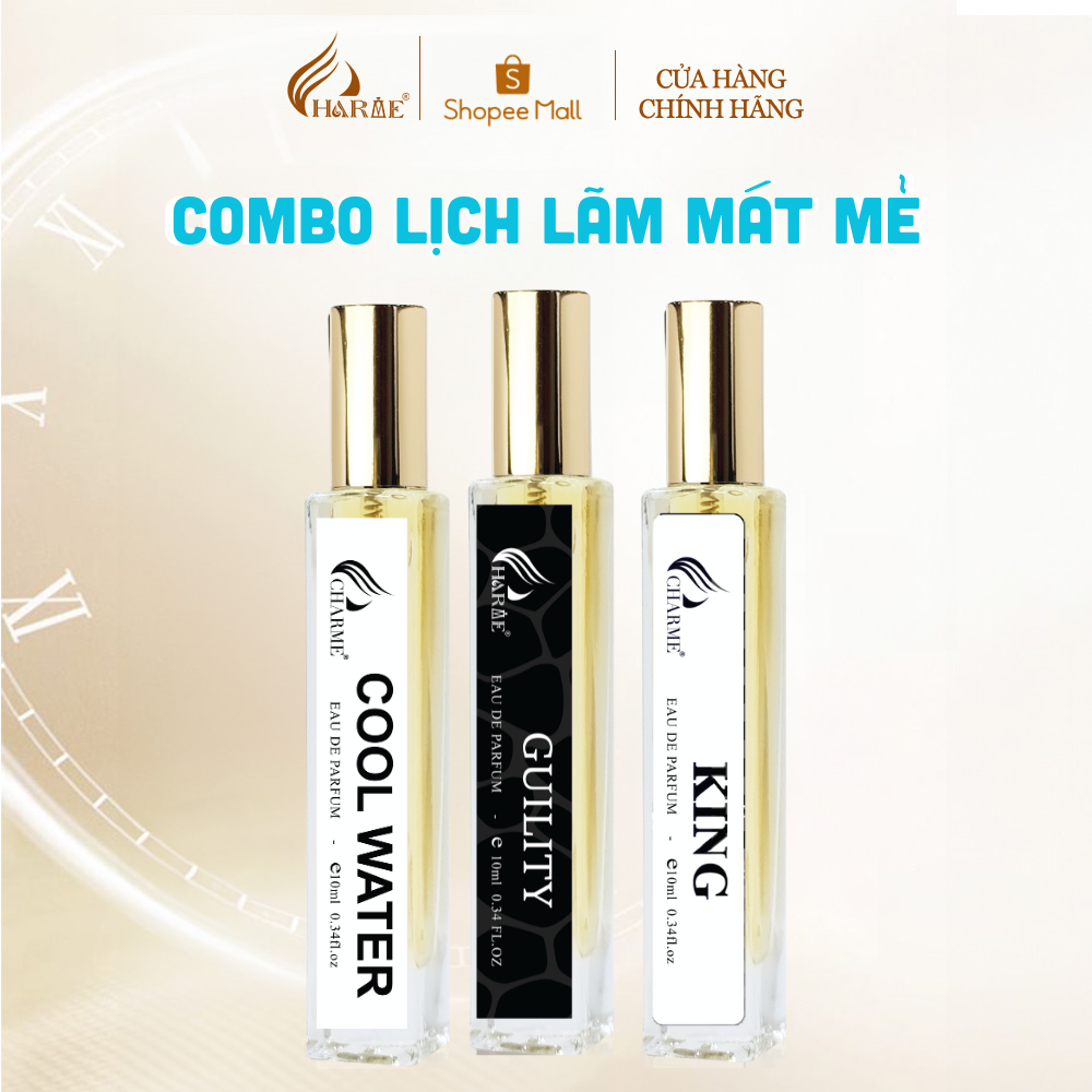 Ảnh Nước Hoa CHARME Chính Hãng 10ml Nam Nữ Lưu Hương Lâu 4