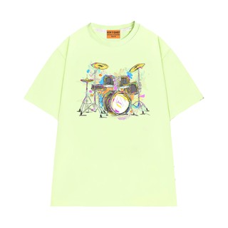Áo Thun Trống Đa Sắc The Drum NGỐ TEE Chất Vải Cotton 75 Form Rộng Thoáng Mát