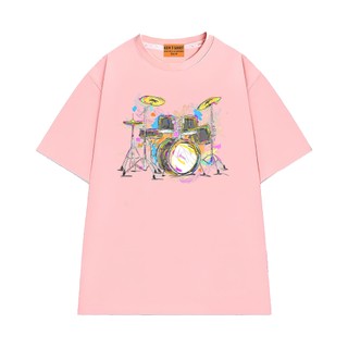 Áo Thun Trống Đa Sắc The Drum NGỐ TEE Chất Vải Cotton 75 Form Rộng Thoáng Mát