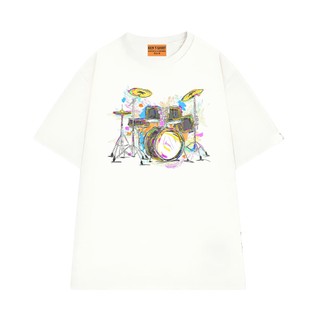 Áo Thun Trống Đa Sắc The Drum NGỐ TEE Chất Vải Cotton 75 Form Rộng Thoáng Mát