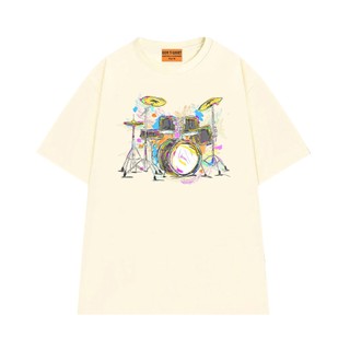 Áo Thun Trống Đa Sắc The Drum NGỐ TEE Chất Vải Cotton 75 Form Rộng Thoáng Mát