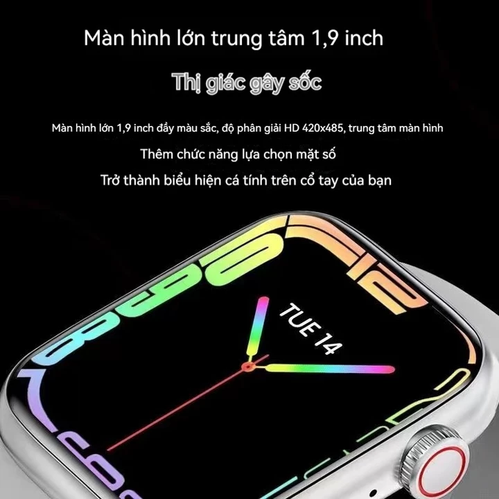 Đồng hồ thông minh đo đường huyết oxy huyết huyết áp nhịp tim điện tâm đồ phát hiện – 4