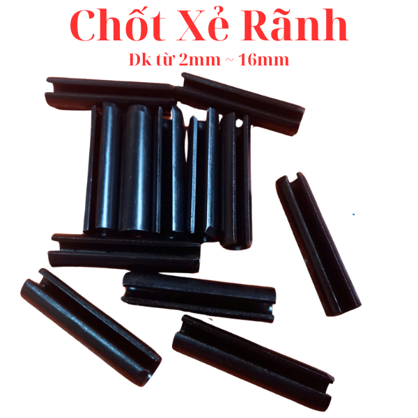 Chốt ống - chốt xẻ rãnh, chốt chẻ, chốt chữ C đường kính từ 2mm đến ...