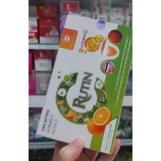 RutinC giúp bổ sung hàm lượng cao rutin và vitaminC giúp tăng đề kháng, tăng sức bền thành m.ạch, giảm nóng,nhiệt miệng