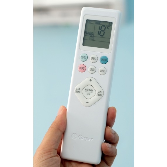 Remote Điều khiển máy lạnh điều hòa Casper Mẫu YKR-C/001 1&2 Chiều