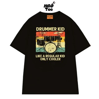 Áo Thun NGỐ TEE Drummer Kid Phong Cách Cổ Điển Form Rộng Chất Vải Cotton 75 Thoáng Mát