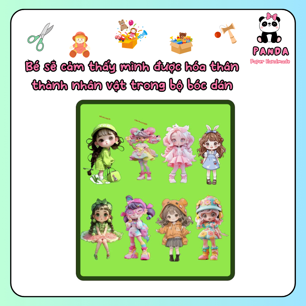 Đồ Chơi Giấy Thủ Công Sáng Tạo - Tiểu Thư Ủn Ỉn Quiet Book
